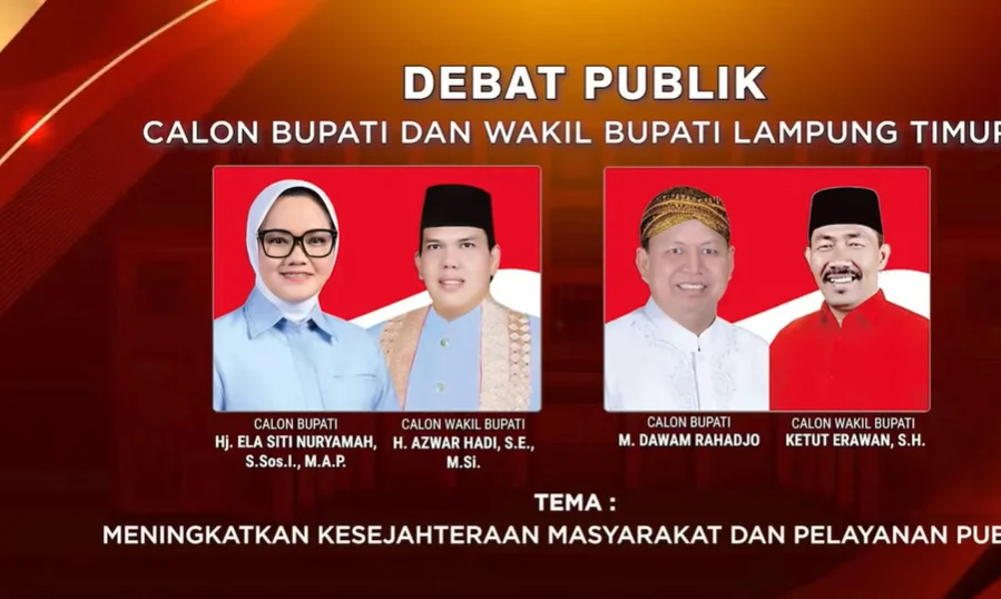 KPU Lampung Timur Tetapkan Ela Azwar Sebagai Pemenang Pilkada 2024