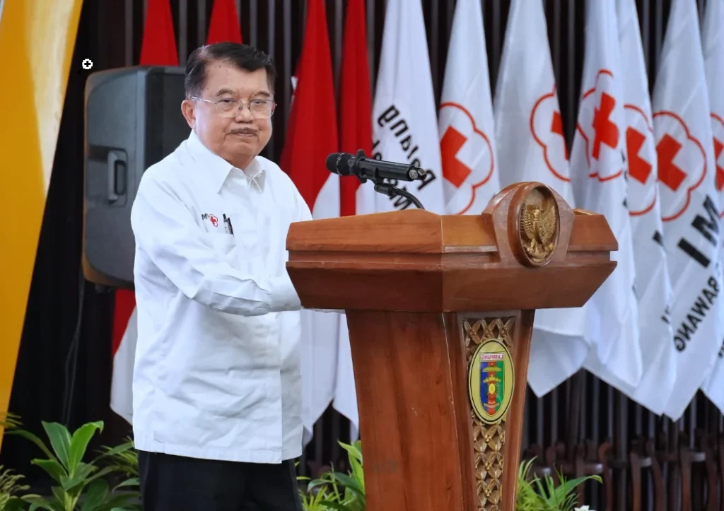 PMI Lampung Kini Dipimpin Purnama Wulan Sari, Resmi Dilantik oleh Jusuf Kalla