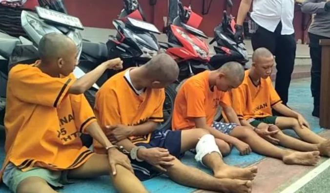 4 Pelaku Curanmor Asal Lampung Timur Ditangkap, 3 Lainnya Masih Diburu Polisi