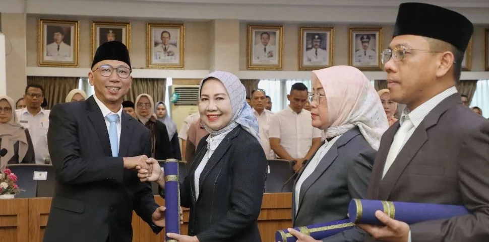 Gubernur Lampung Lantik Tiga Pejabat Pimpinan Tinggi Pratama