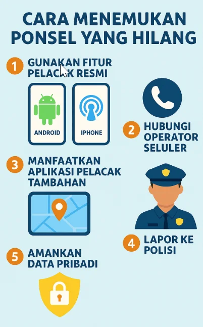 Tips Menemukan Ponsel yang Hilang Panduan Lengkap untuk Android dan iPhone